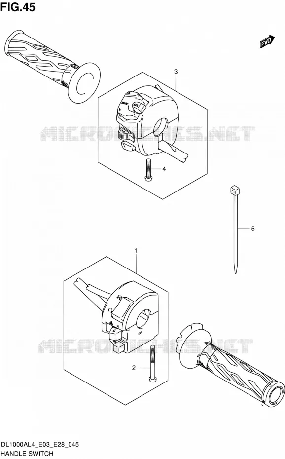 COMMODOS Suzuki MOTO 1000 V-STROM 2014  DL1000A L4 (E03,E28,E33)