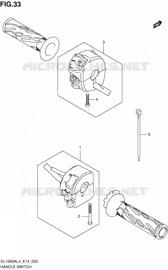 COMMODOS Suzuki MOTO 1000 V-STROM 2014  DL1000A L4 (E14)