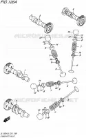 ARBRE A CAMES   VALVE pour Suzuki V-STROM 1000 2015