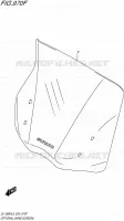 OPTIONS (WIND SCREEN) pour Suzuki V-STROM 1000 2015