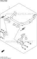 OPTIONS (CENTER STAND SET) pour Suzuki V-STROM 1000 2016