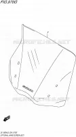 OPTIONS (WIND SCREEN SET) pour Suzuki V-STROM 1000 2016