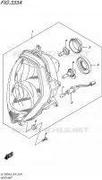 PHARE pour Suzuki V-STROM 1000 2016