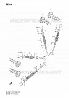 ARBRE A CAMES   VALVE pour Suzuki V-STROM 650 2010