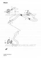 SYSTEME RECYCLAGE GAZ ECHAPPEMENT pour Suzuki V-STROM 650 2010