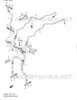 DURITE DE FREIN AVANT (DL650AL1 E24) pour Suzuki V-STROM 650 2011