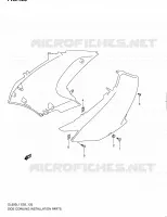 SUPPORTS / FIXATIONS CARENAGES pour Suzuki V-STROM 650 2011