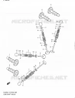 ARBRE A CAMES   VALVE pour Suzuki V-STROM 650 2011