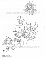 CULASSE AVANT pour Suzuki V-STROM 650 2011
