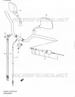 GUIDON (DL650AL1 E28) pour Suzuki V-STROM 650 2011