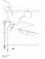 GUIDON (DL650AL1 E33) pour Suzuki V-STROM 650 2011