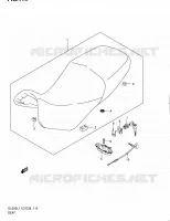 SELLE pour Suzuki V-STROM 650 2011