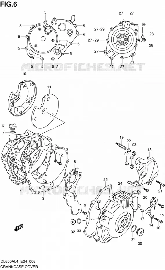CARTER Suzuki MOTO 650 V-STROM 2014  DL650A L4 (E24)