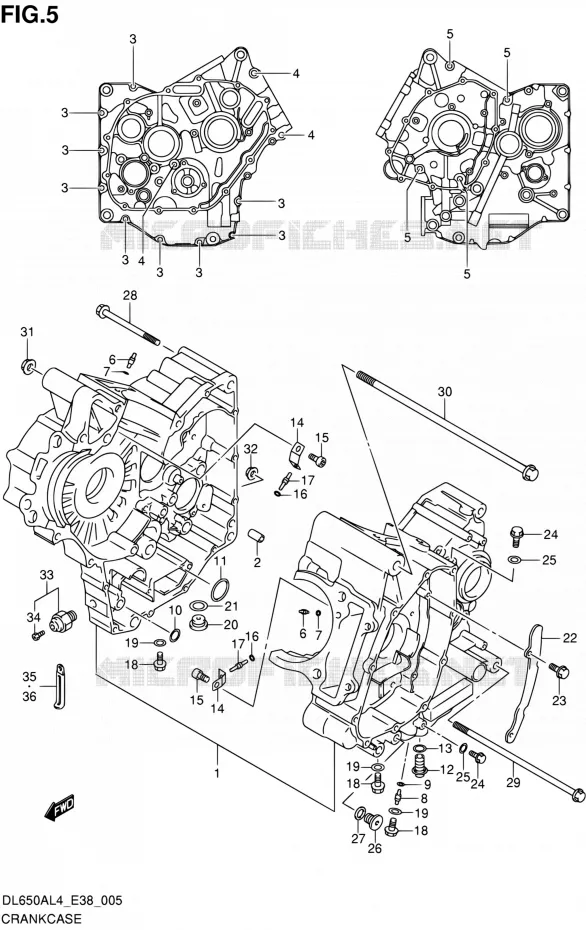 CARTER Suzuki MOTO 650 V-STROM 2014  DL650A L4 (E38)
