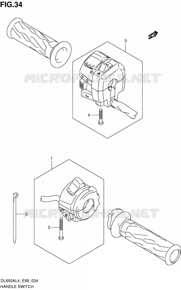 COMMODOS Suzuki MOTO 650 V-STROM 2015  DL650A L4 (E99)