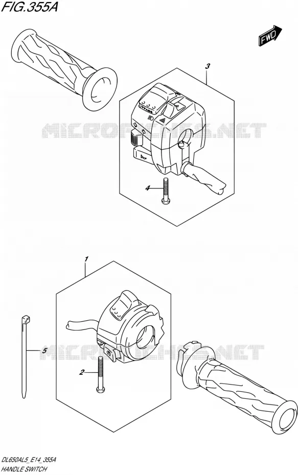 COMMODOS Suzuki MOTO 650 V-STROM 2015  DL650A L5 (E14)