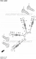 ARBRE A CAMES   VALVE pour Suzuki V-STROM 650 2016
