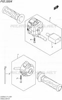 COMMODOS pour Suzuki V-STROM 650 2016