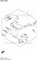 OPTIONS (CENTER STAND SET) pour Suzuki V-STROM 650 2016