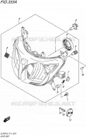 PHARE pour Suzuki V-STROM 650 2016