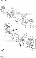 REPOSE PIED pour Suzuki V-STROM 650 2016