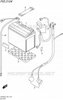 BATTERIE pour Suzuki V-STROM 650 2016
