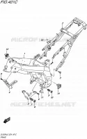 CADRE (DL650XAL6 E24) pour Suzuki V-STROM 650 2016
