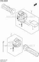 COMMODOS pour Suzuki V-STROM 650 2016