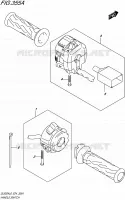 COMMODOS pour Suzuki V-STROM 650 2016
