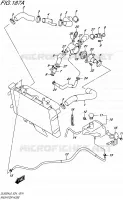 DURITE DE RADIATEUR pour Suzuki V-STROM 650 2016