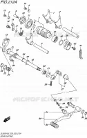 ENSEMBLE SELECTEUR DE VITESSES pour Suzuki V-STROM 650 2015