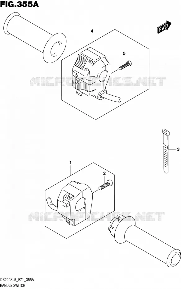 COMMODOS Suzuki MOTO 200 DR 2015  DR200S L5 (E71)