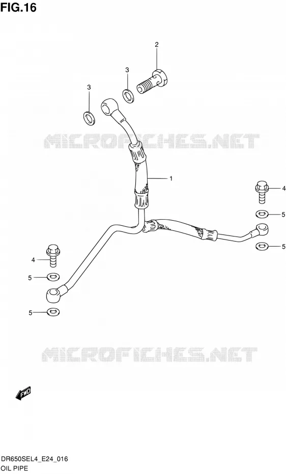 DURITE D'HUILE Suzuki MOTO 650 DR 2014  DR650SE L4 (E24)