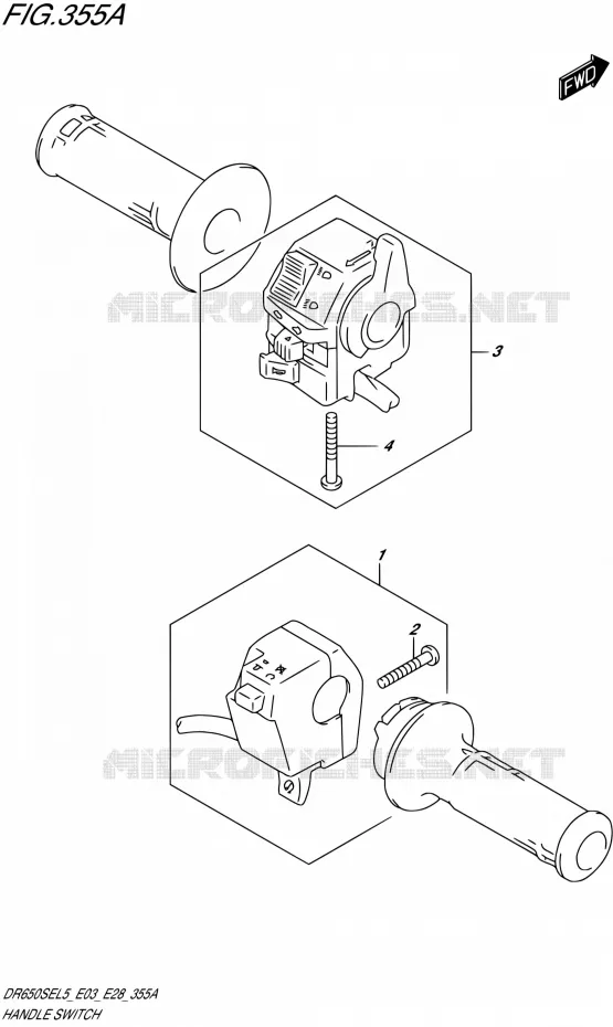 COMMODOS Suzuki MOTO 650 DR 2015  DR650SE L5 (E03,E28,E33)