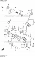 ENSEMBLE SELECTEUR DE VITESSES pour Suzuki DR 650 2015