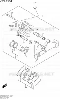 ETRIER DE FREIN ARRIERE pour Suzuki DR 650 2015