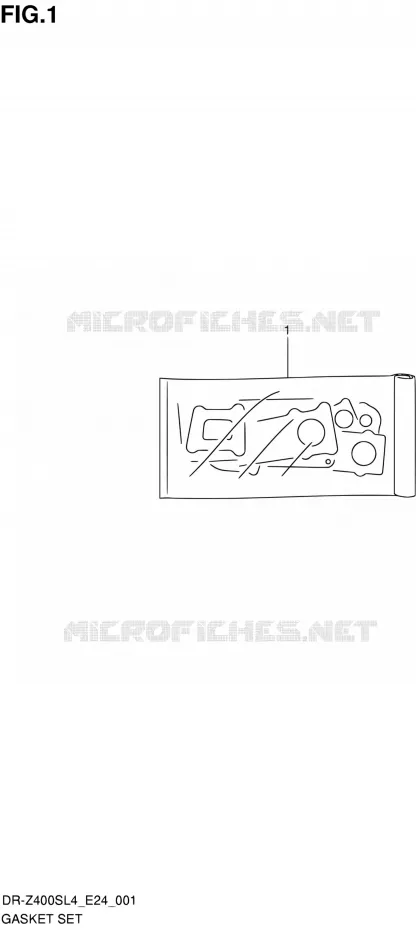 KIT JOINTS Suzuki MOTO 400 DR-Z 2014  DR-Z400S L4 (E24)