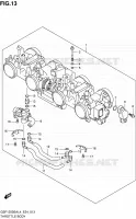 CORPS DE PAPILLON pour Suzuki BANDIT 1250 2014