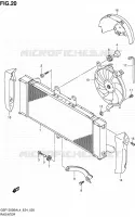 RADIATEUR pour Suzuki BANDIT 1250 2014