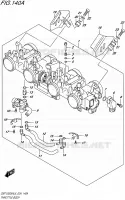 CORPS DE PAPILLON pour Suzuki BANDIT 1250 2015
