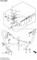 MAITRE CYLINDRE D'EMBRAYAGE pour Suzuki BANDIT 1250 2015