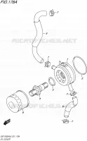 RADIATEUR D'HUILE pour Suzuki BANDIT 1250 2016