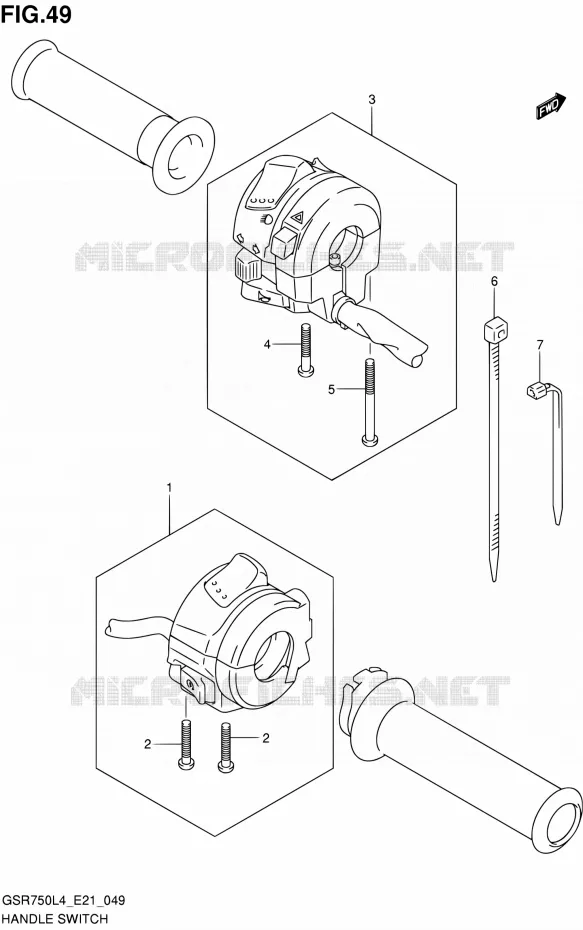 COMMODOS Suzuki MOTO 750 GSR 2014  GSR750A L4 (E21)