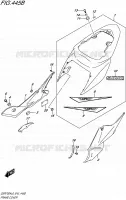 CARENAGES ARRIERE (FOR YSF) pour Suzuki GSR 750 2016
