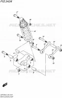 BIELLETTE D'AMORTISSEUR pour Suzuki GSR 750 2016