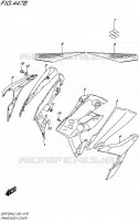 CARENAGES (FOR YSF) pour Suzuki GSR 750 2016