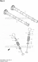 ARBRE A CAMES   VALVE pour Suzuki HAYABUSA 1300 2014