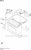 BATTERIE (GSX1300RAL4 E33) pour Suzuki HAYABUSA 1300 2014