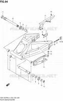 BRAS OSCILLANT ARRIERE pour Suzuki HAYABUSA 1300 2014