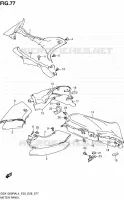 CARENAGE   SUPPORT DE COMPTEUR pour Suzuki HAYABUSA 1300 2014